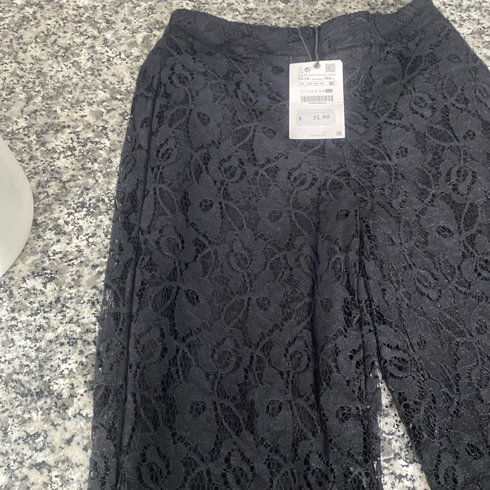NWT ZARA lace pants - Picture 5 of 10